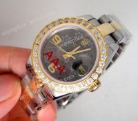 Replica ROLEX Datejust 2-Tone Gray Flower Diamond Watch_th.jpg